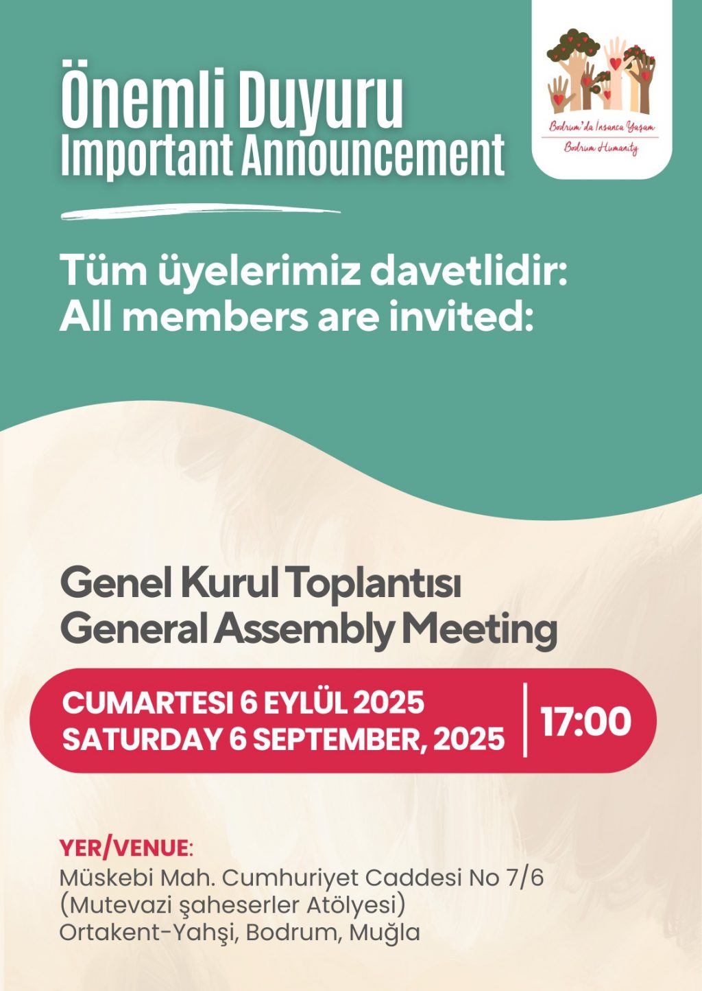 Genel Kurul ve Yeni Yönetim ve Denetim Kurallarının Seçimi